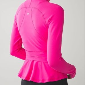 Lululemon hustle and bustle jacket - jeweled magenta, size 8